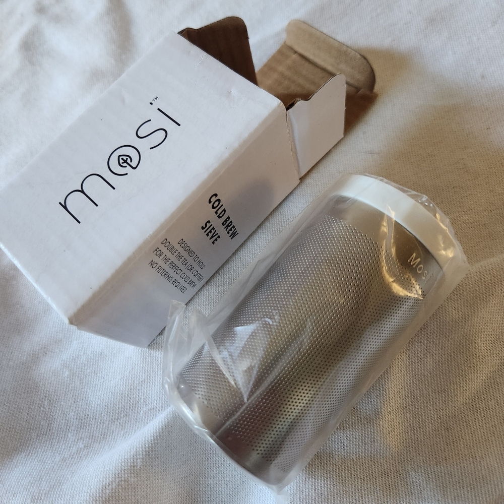 Mosi Cold Brew Sieve • Stainless Steel Tea/Coffee Filter • New in Box